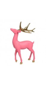 FUSCHIA DEER, 44.3CM