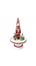SPRINKLES CHRISTMAS SCENE ON PEDESTAL