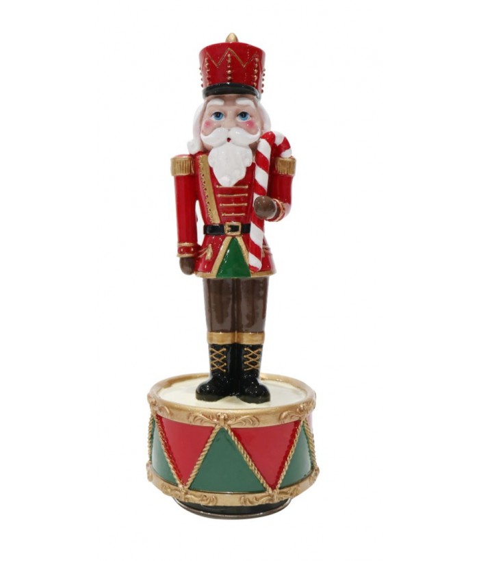 Festive Magic - 20cm Height Musical Revolving Nutcracker