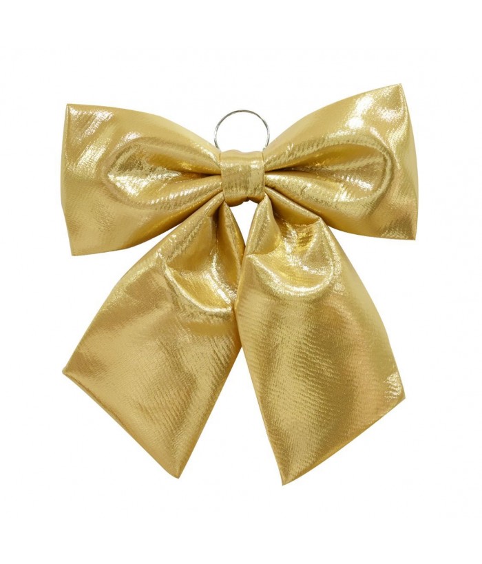 GOLD METALLIC DOOR BOW, 44x56cm