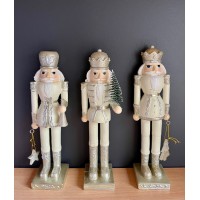 NUTCRACKERS IVORY 21CM HEIGHT ( SET OF 3 )