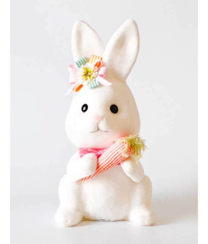 SITTING CARROT BUNNY