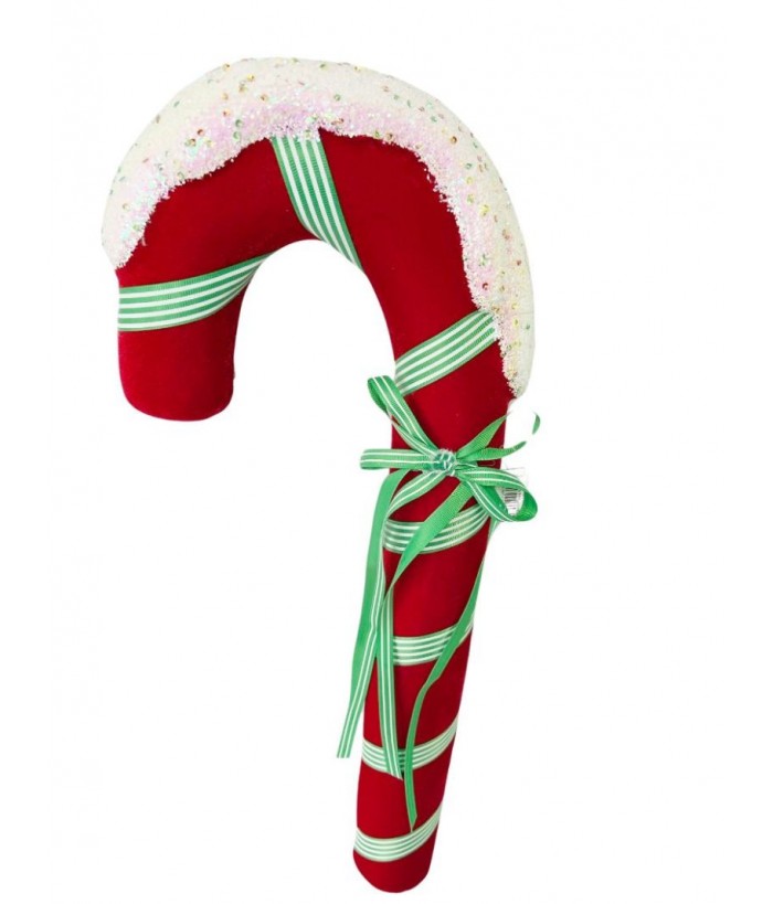 ORNAMENT -  CANDY CANE RED/WHITE, 56CM