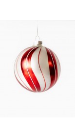 RED CANDY TWIST BALL 10CM