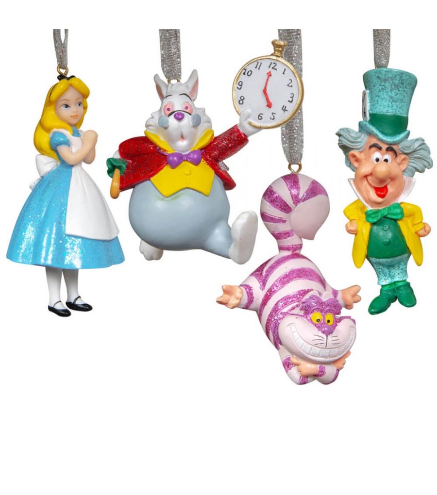 Alice In Wonderland Ornament Set