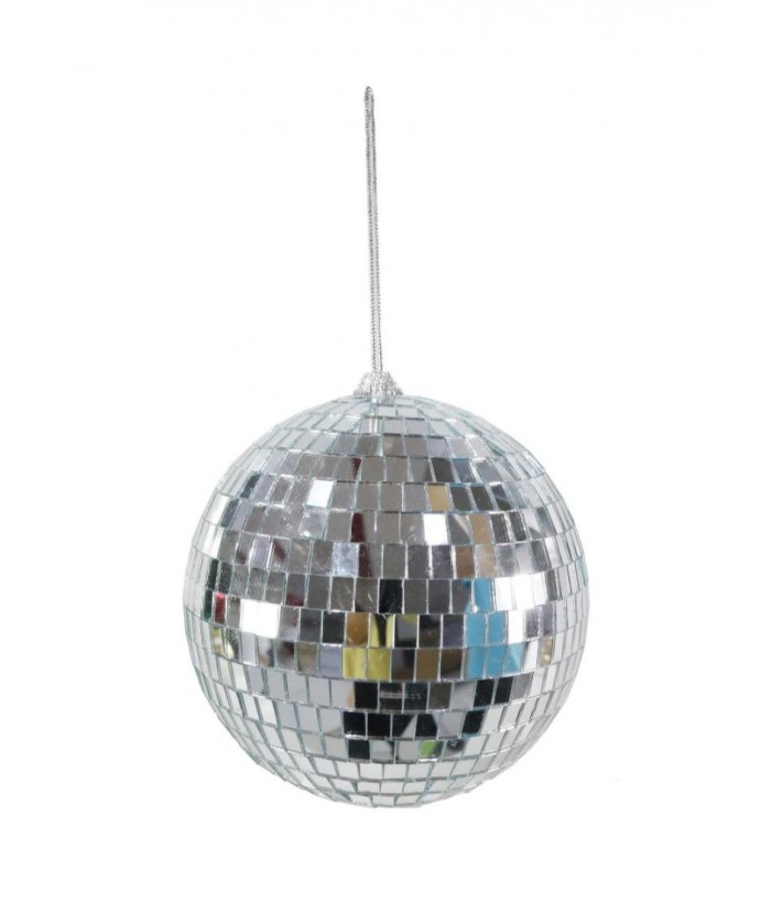 BAUBLES MIRROR SILVER, 20cm