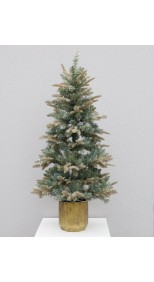 CHRISTMAS TREE LED GREEN, 137CM 