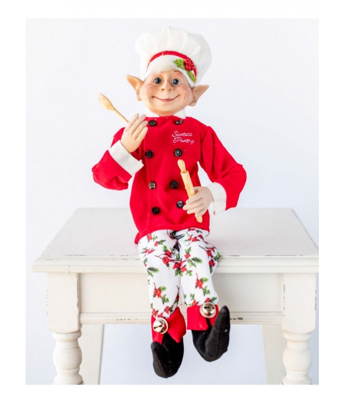 SANTA'S PANTRY CHEF  - DE ROTISSEUR FORENT, 50cm TALL
