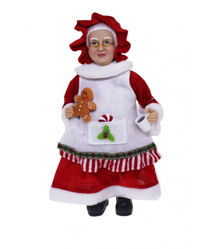  MRS CLAUS TEA & BISCUIT 40CM